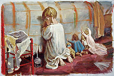 Arsen Savadog. Painting